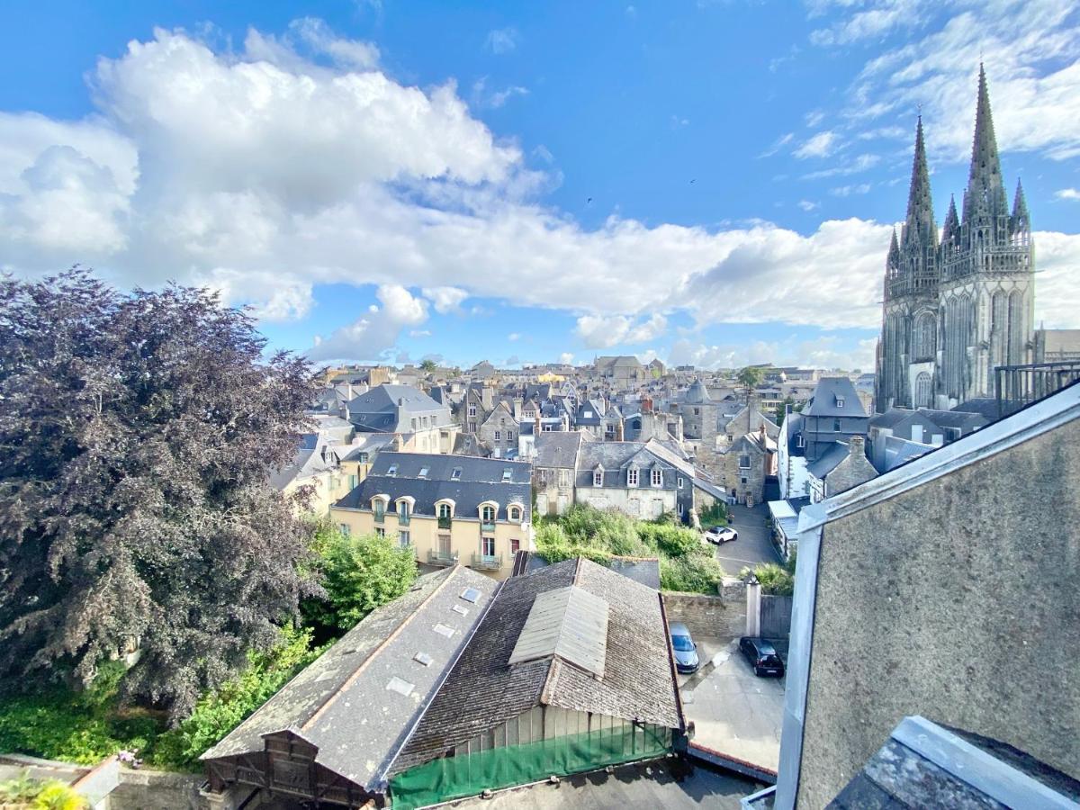 Le Nid Des Quais - Vue Panoramique Au Coeur De La Ville - Wifi - Entree Autonome カンペール エクステリア 写真