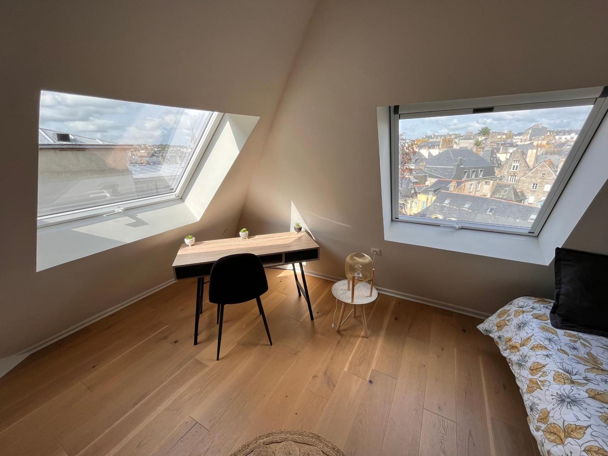 Le Nid Des Quais - Vue Panoramique Au Coeur De La Ville - Wifi - Entree Autonome カンペール エクステリア 写真